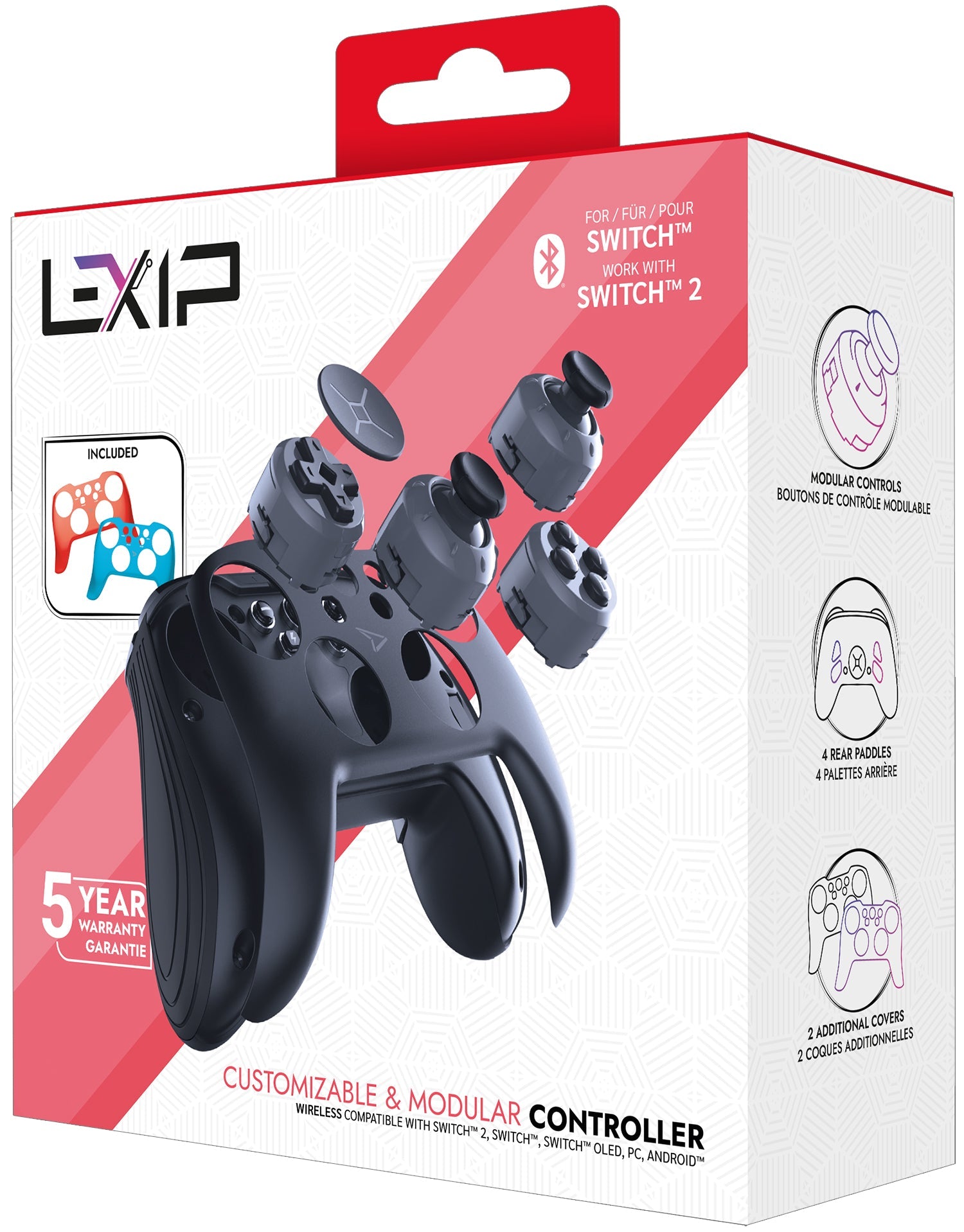 Lexip Mod Wireless Controller - Nintendo Switch-0