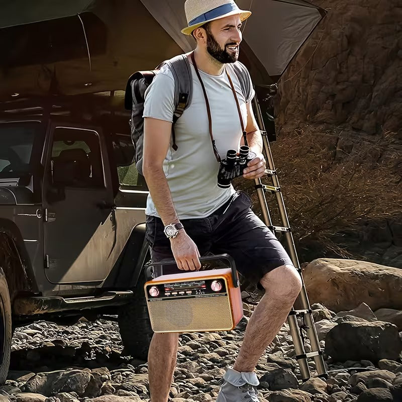 Portable AM/FM/SW Radio with USB/TF/AUX-2