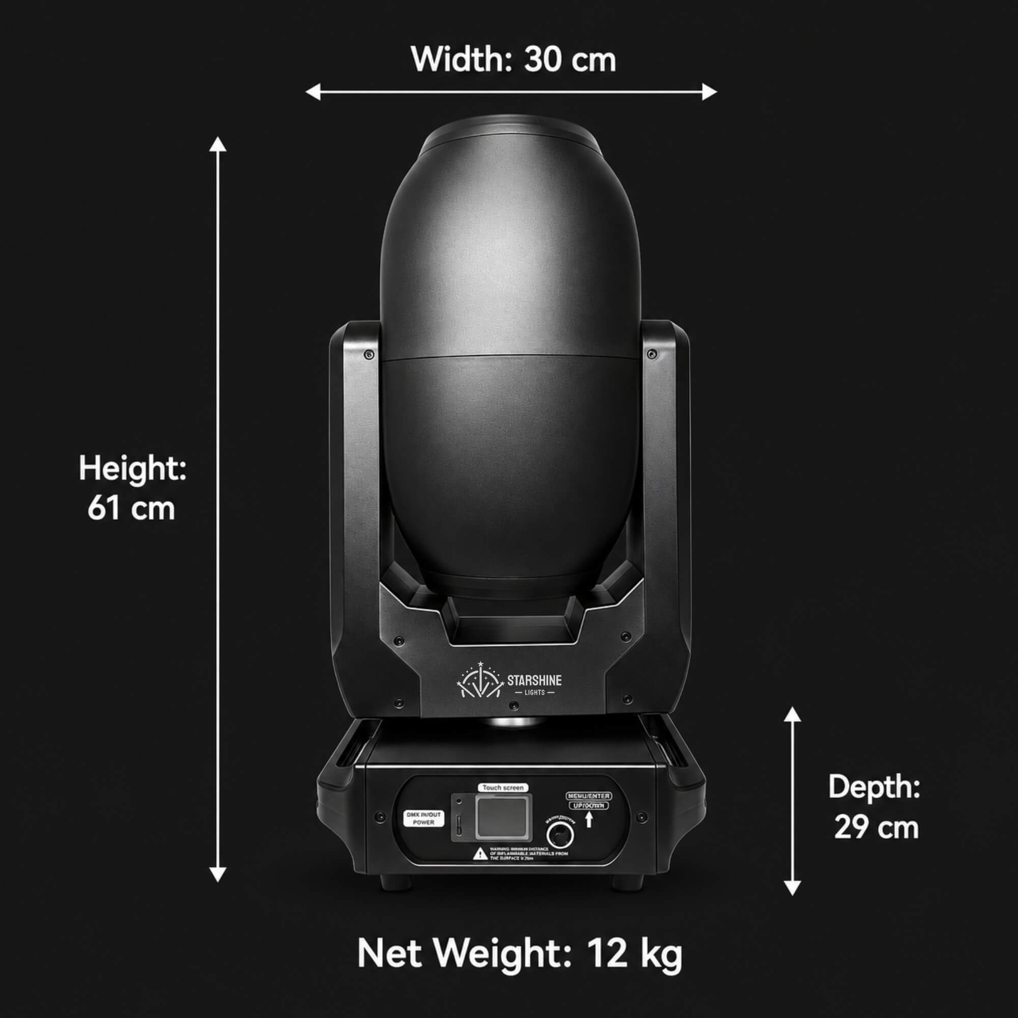 MT8 Dual-Face DMX RGB Moving Head Laser Light 12W for Clubs-2